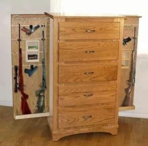 hidden gun dresser